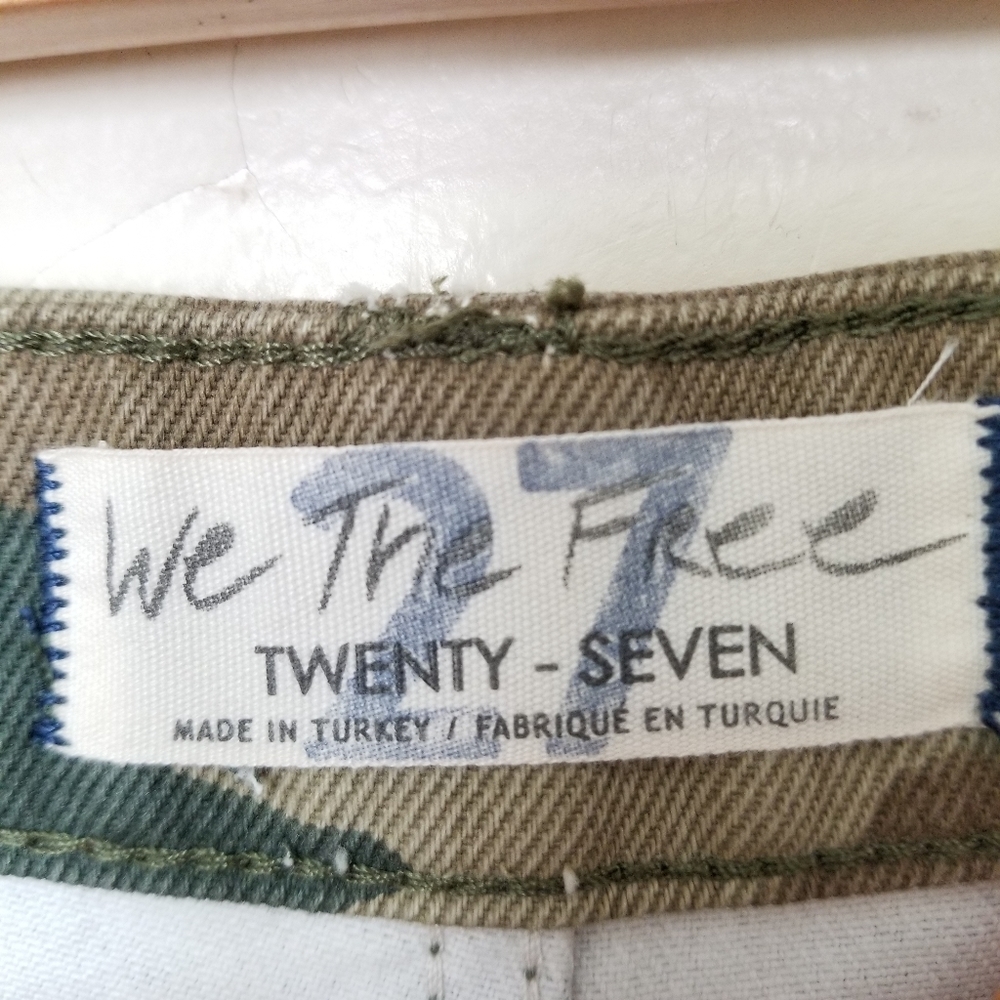 Free people size 27 camo jeans - Picture 11 of 15